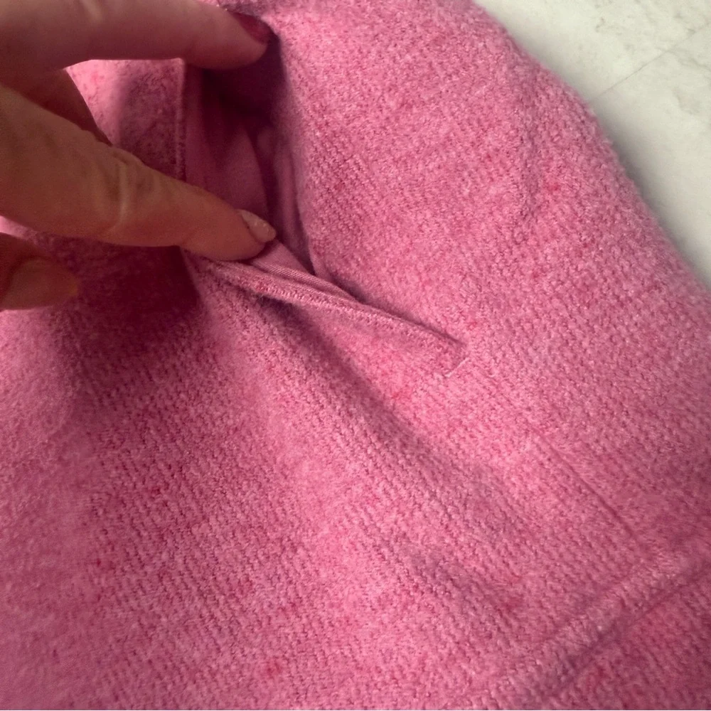Nike quarter zip sweater pink small